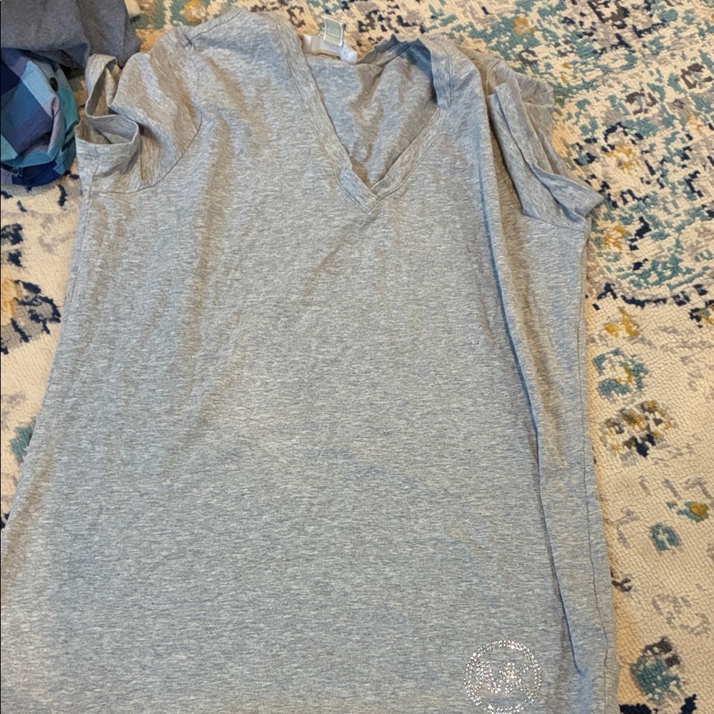 MICHAEL Michael Kors Gray Short Sleeve Tee